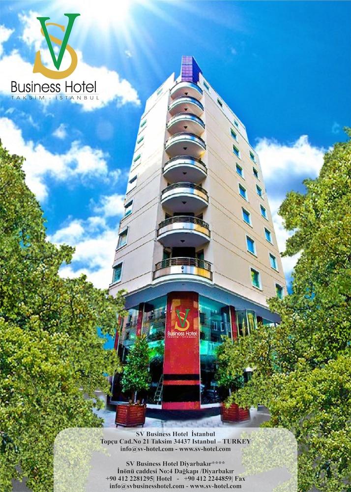 Sv Business Hotel Taksim Istanboel Buitenkant foto