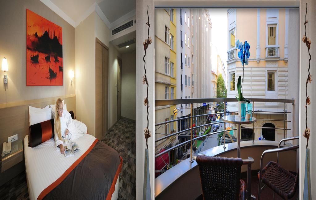 Sv Business Hotel Taksim Istanboel Buitenkant foto